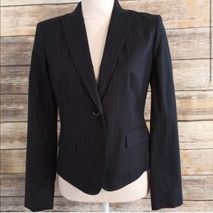 Calvin Klein Deep Navy Pinstripe Blazer NWT